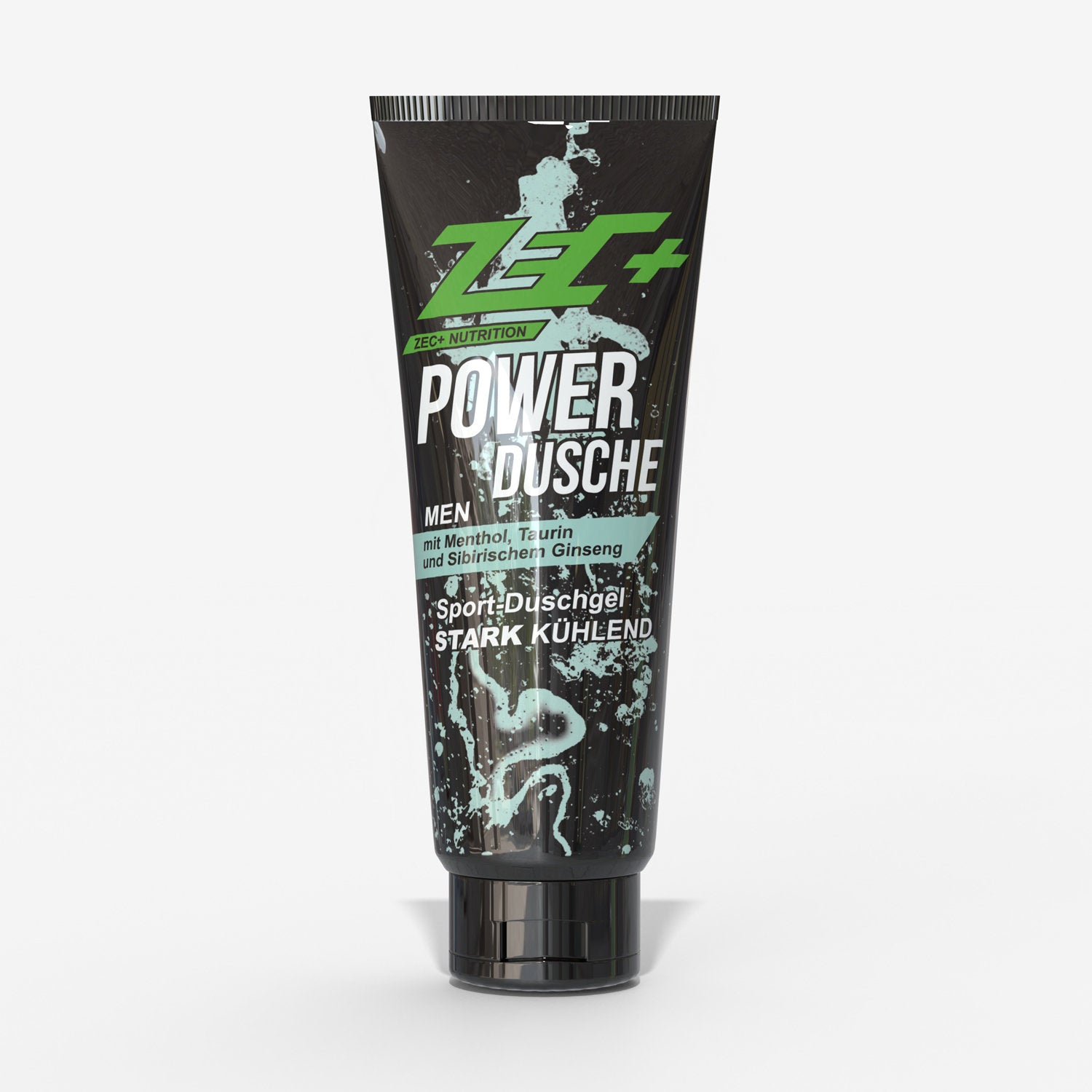 Zec+ Power Dusche Sport-Duschgel 250ml stark kühlend Tube Vorderseite