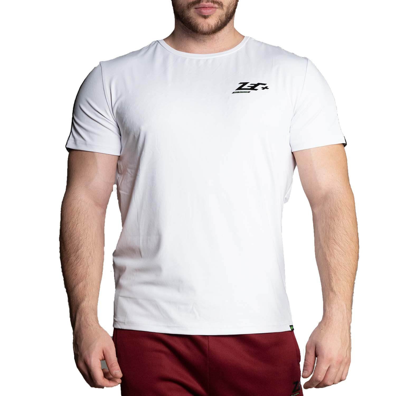 Zec+ Vibes Herren T-Shirt weiß, Vorderseite mit Logoaufdruck