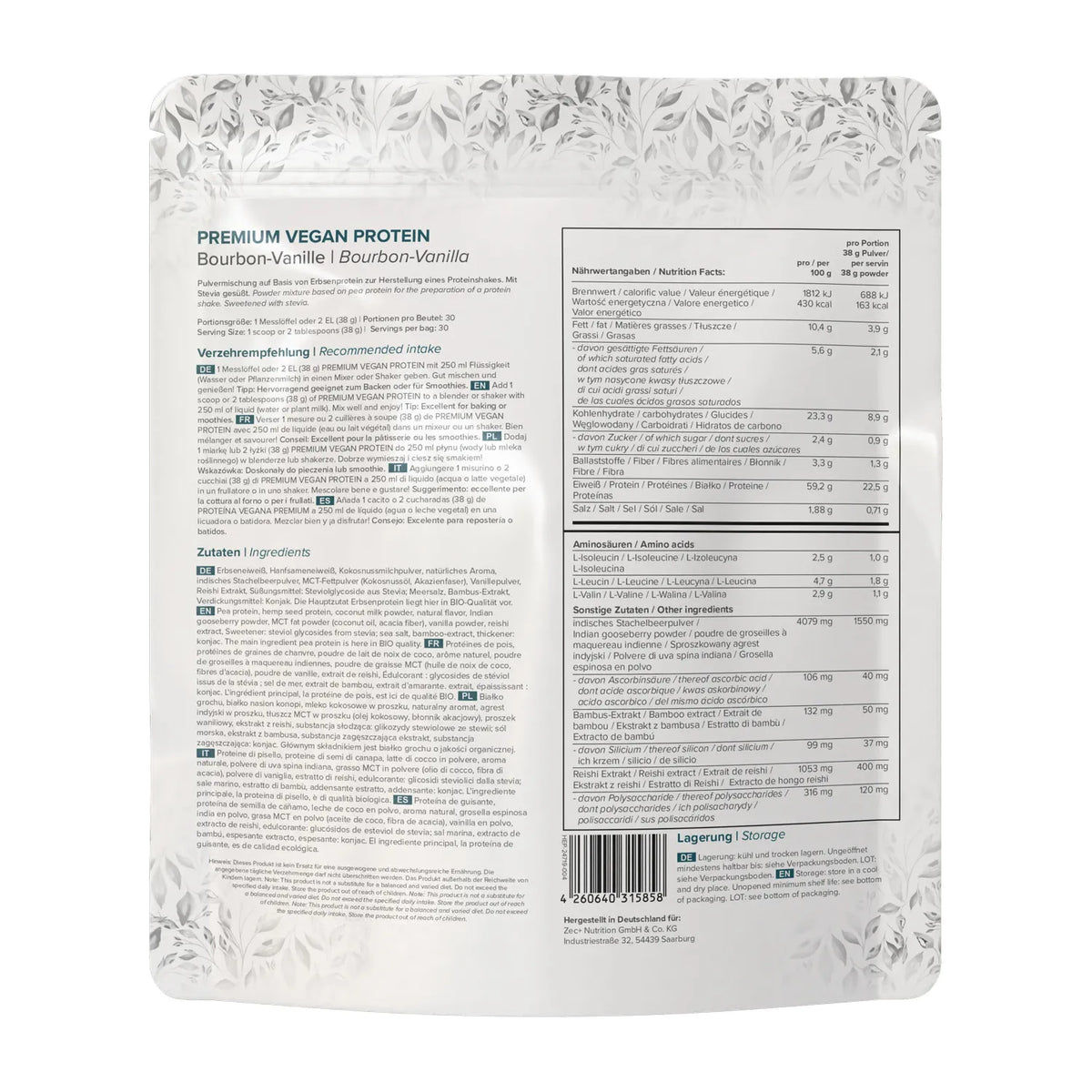 HEALTH+ Premium Vegan Protein 1140g