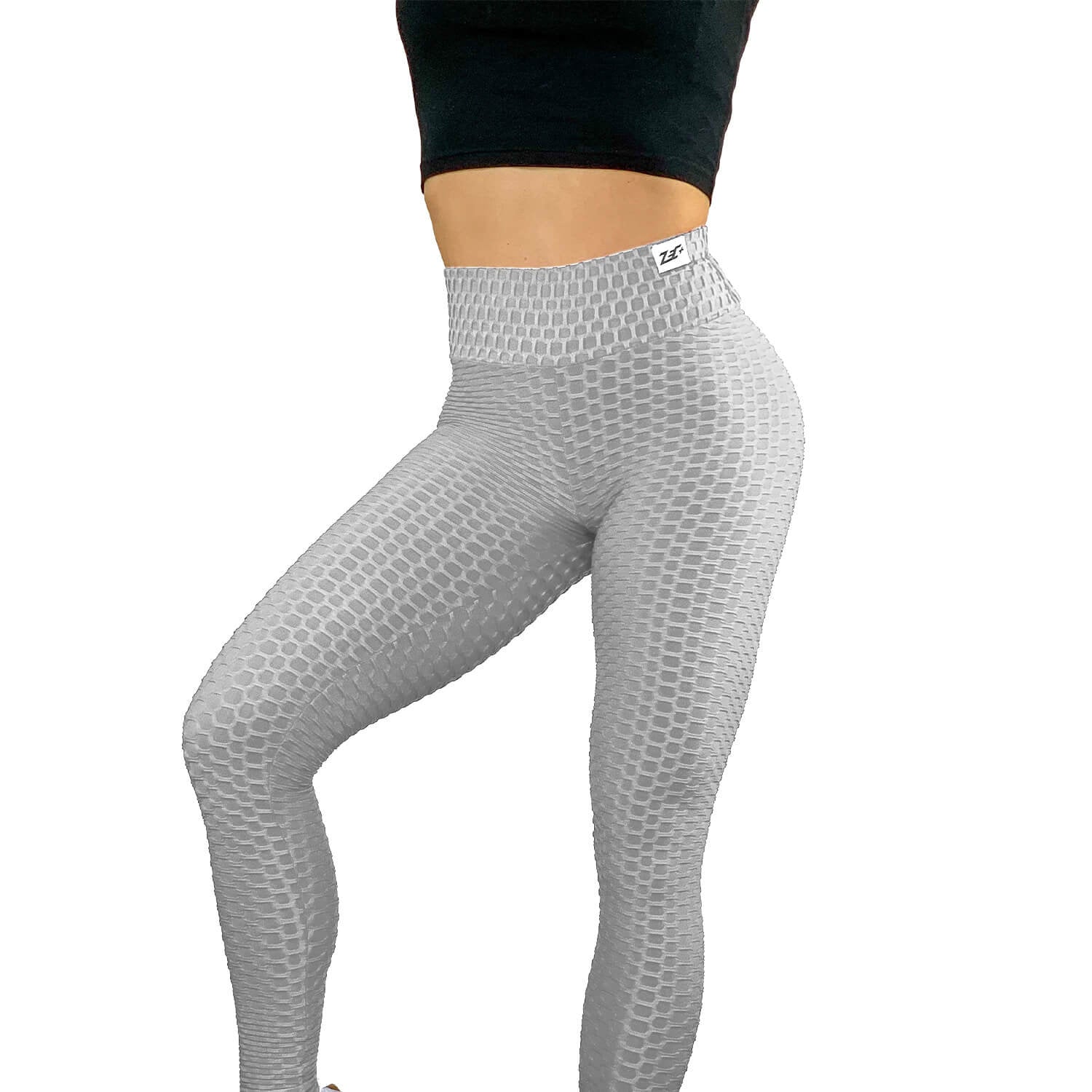 Damen Leggings Zec+ Perfect Shape grau Vorderansicht