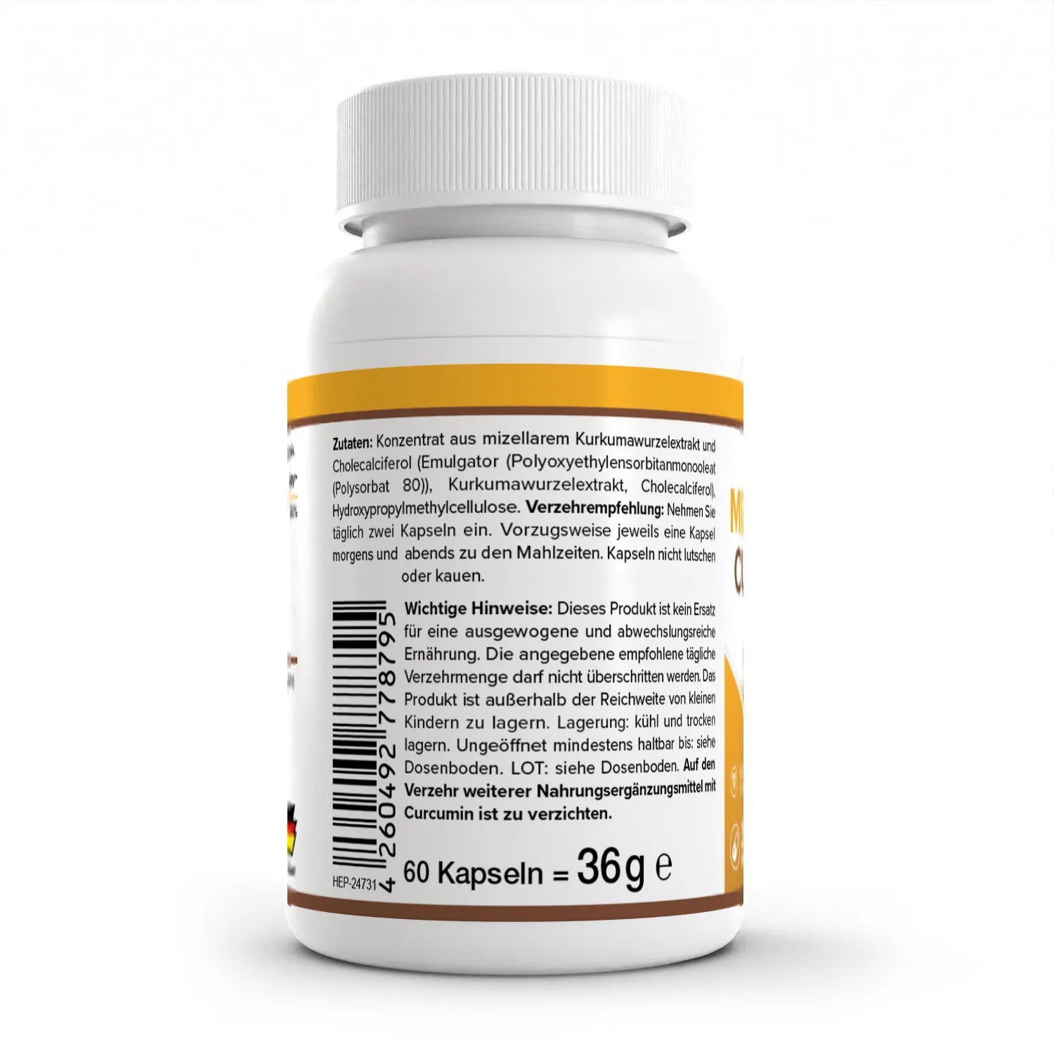 HEALTH+ MIZELLARES CURCUMIN, 60 Kapseln