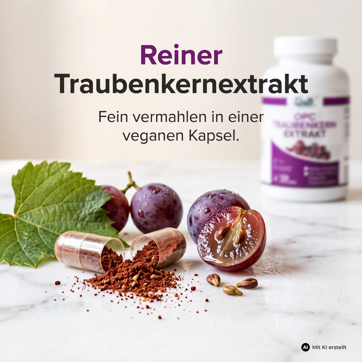 HEALTH+ OPC TRAUBENKERN EXTRAKT, 120 Kapseln