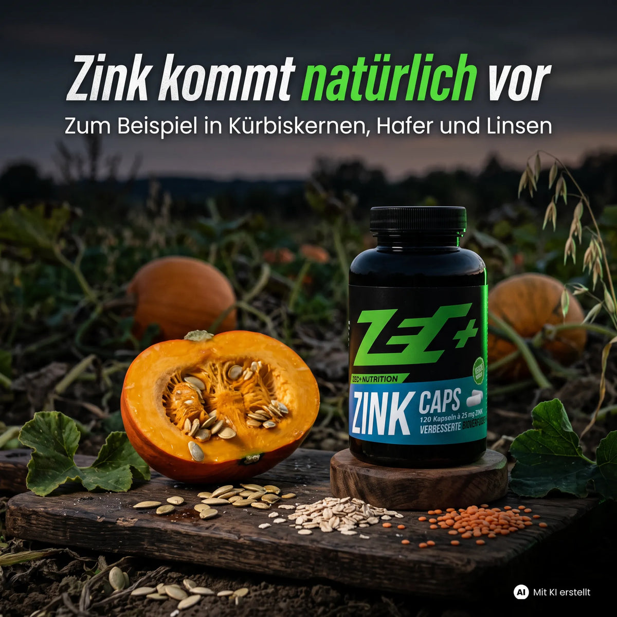ZEC+ ZINK CAPS Zink-Bisglycinat, 120 Kapseln