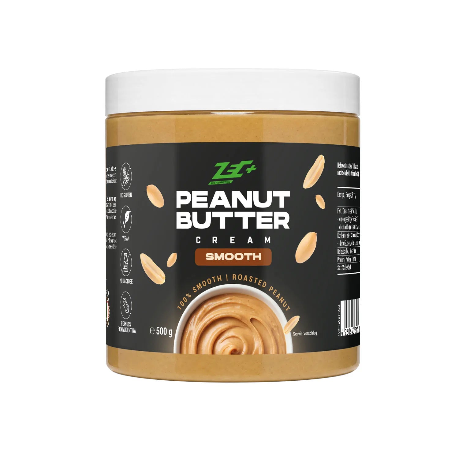 ZEC+ PEANUTBUTTER CREAM, 450g/500g
