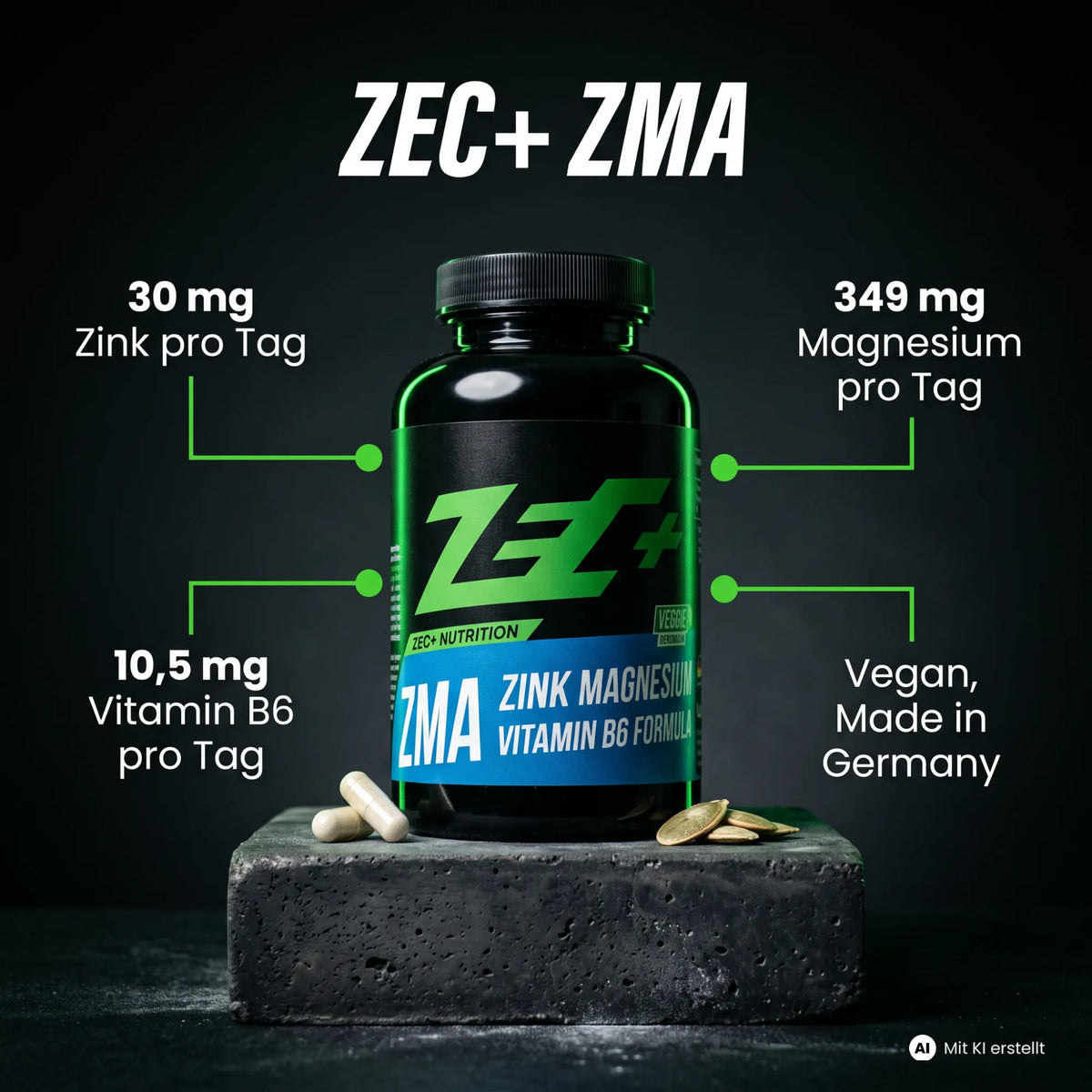 ZEC+ ZMA, 90 Kapseln