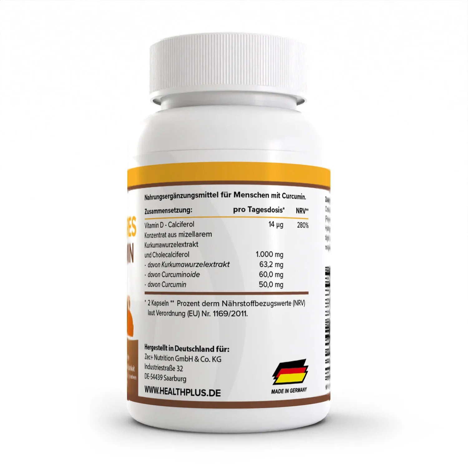 HEALTH+ MIZELLARES CURCUMIN, 60 Kapseln