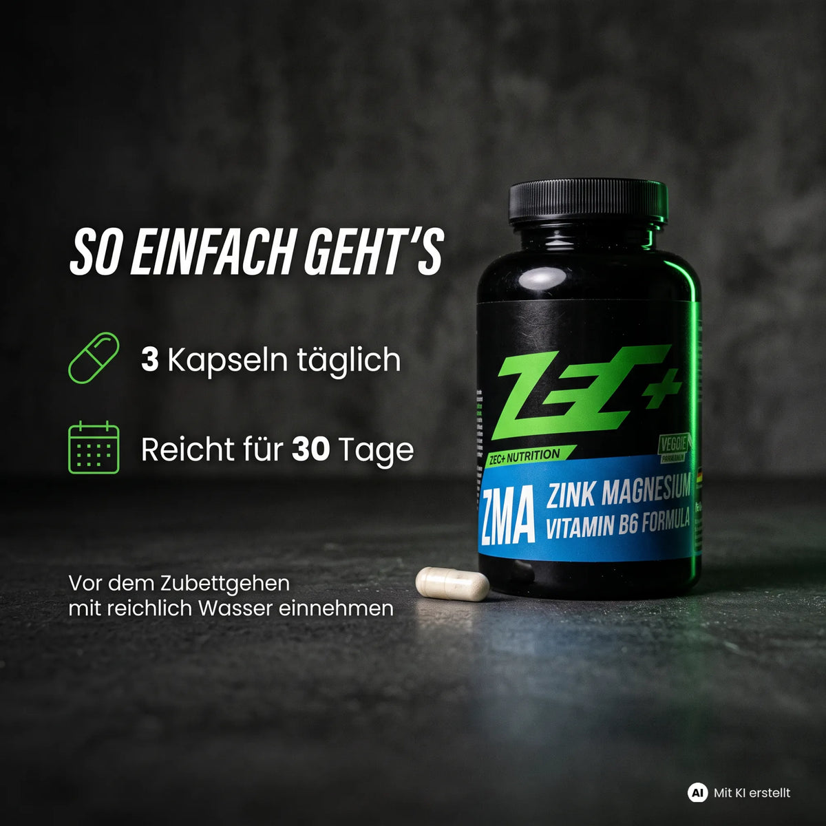 ZEC+ ZMA, 90 Kapseln