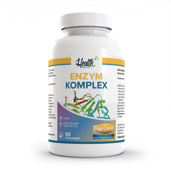 HEALTH+ ENZYM KOMPLEX Kapseln, 90 Kapseln_MHD-Sales