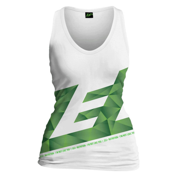 ZEC+ LADY POLYGON Damen Tanktop weiß