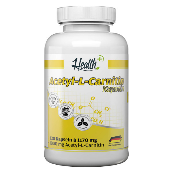 HEALTH+ ACETYL-L-CARNITIN, 120 Kapseln